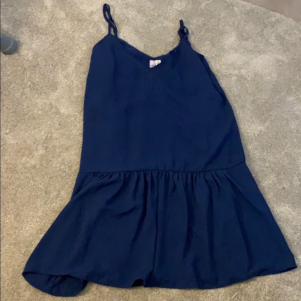 Navy blue summer dress